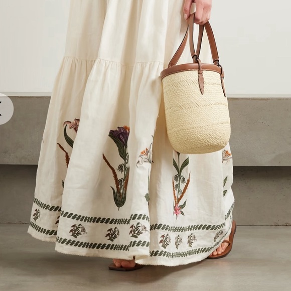 Lima Flora embellished appliquéd linen maxi dress - Picture 5 of 6